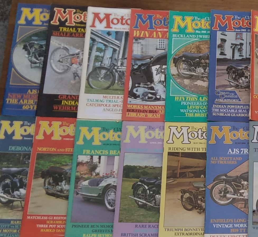 Vintage Classic Motorcycle Magazine 1985-93